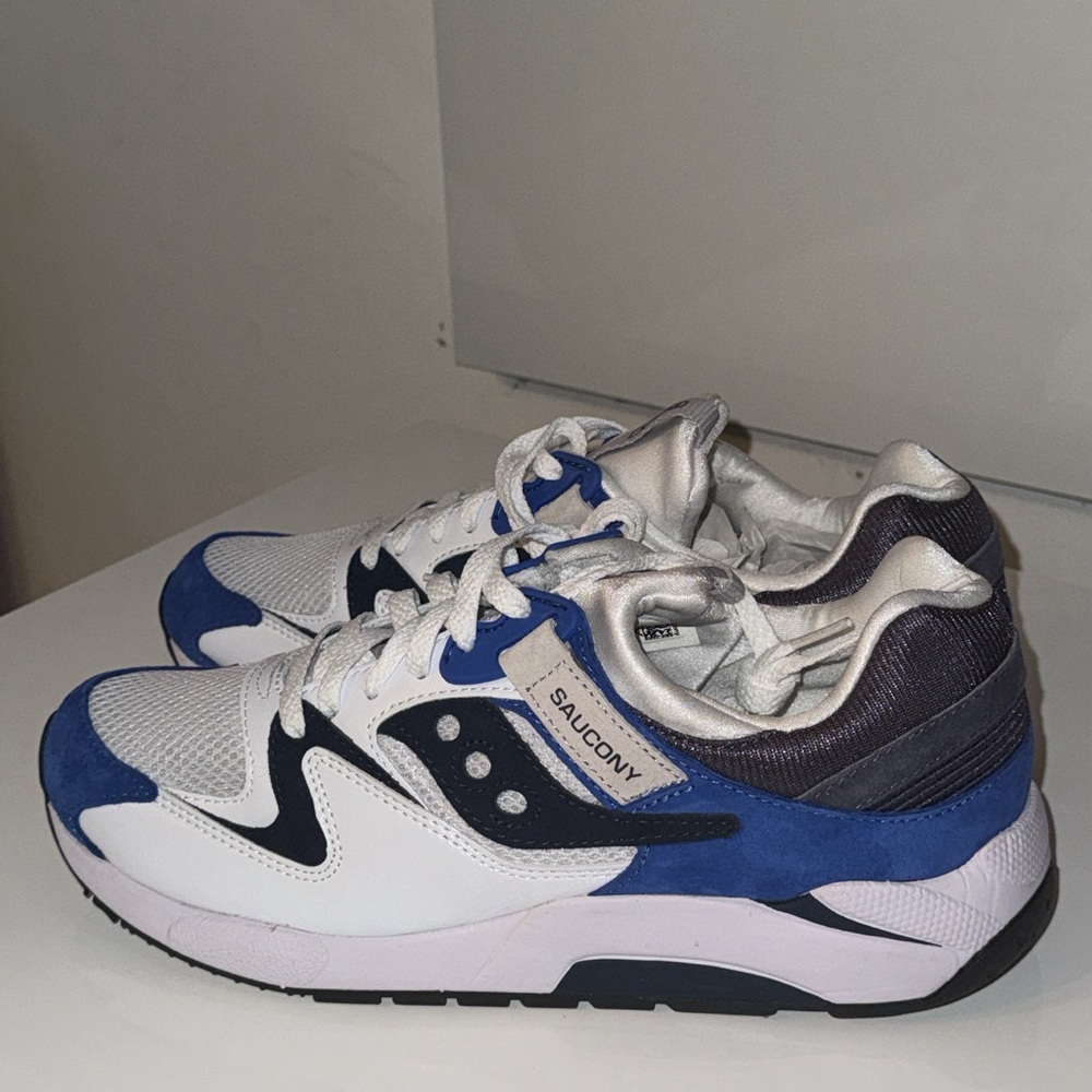 Saucony 5000 Men's Blue and white size 10 (new replacement box) - Picture 2 of 4